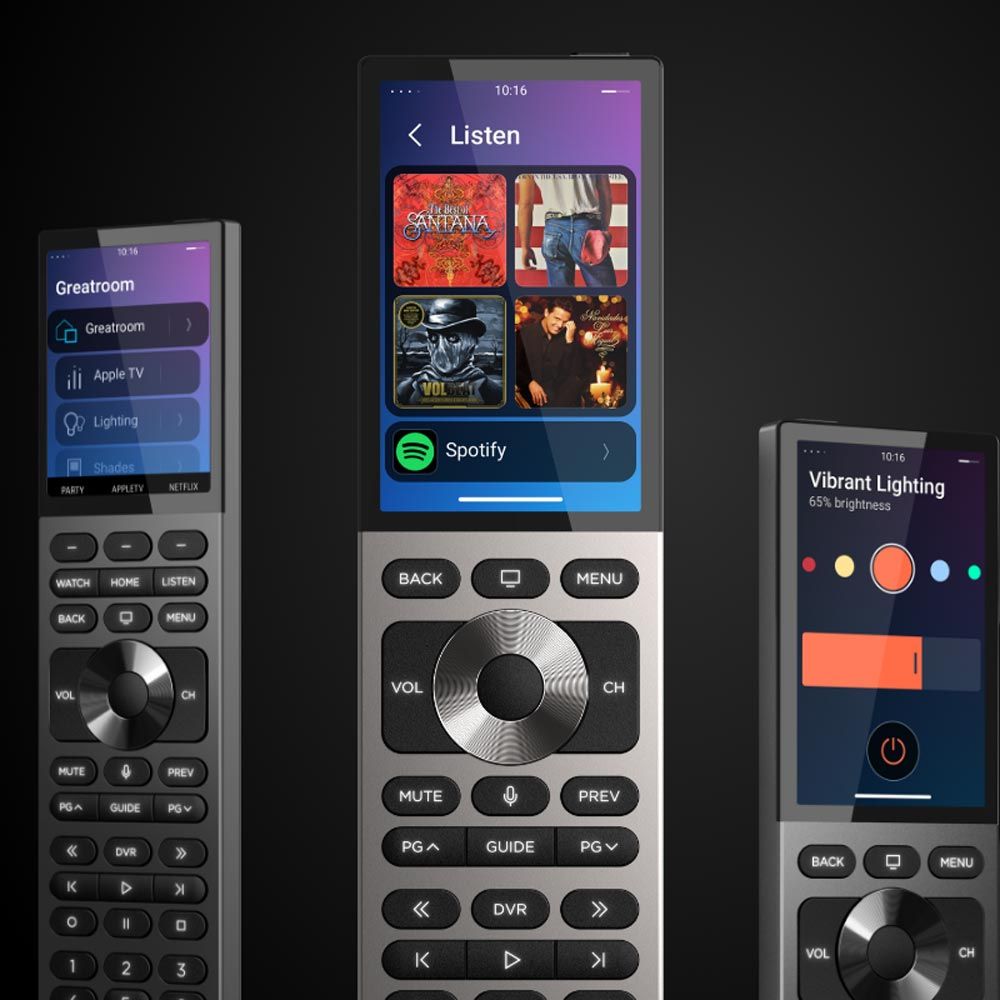 Silver neeo remote from Control4